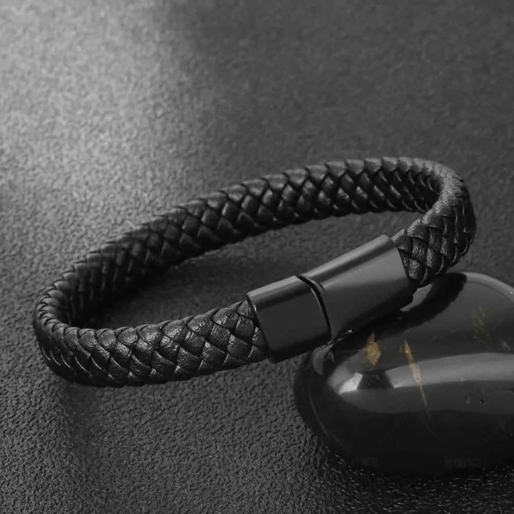 Vintage Woven Leather Bracelet for Men - Wholesale