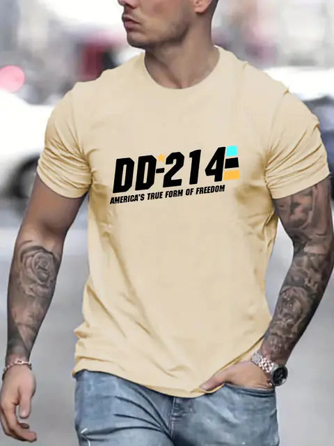Men's Cotton Loose Short Sleeve Casual T-Shirt