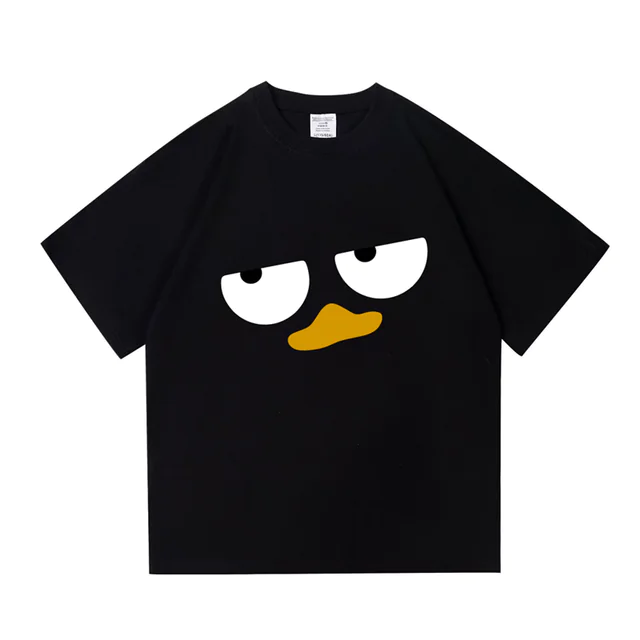 Summer Cartoon American Men's Oversized Cotton T-shirt